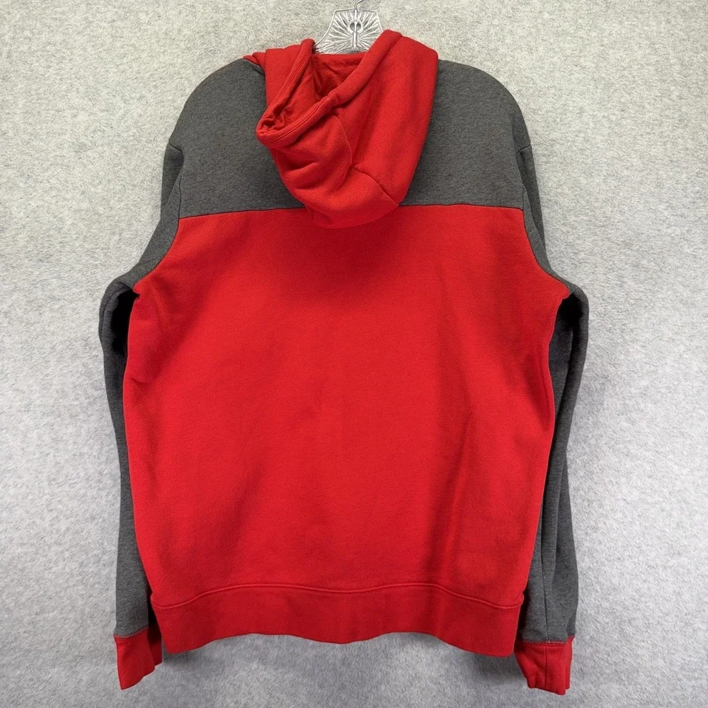 Ohio State Buckeyes Hoodie Sweatshirt Mens XL Red Gray NCAA Football Nike Fleece - Picture 7 of 7